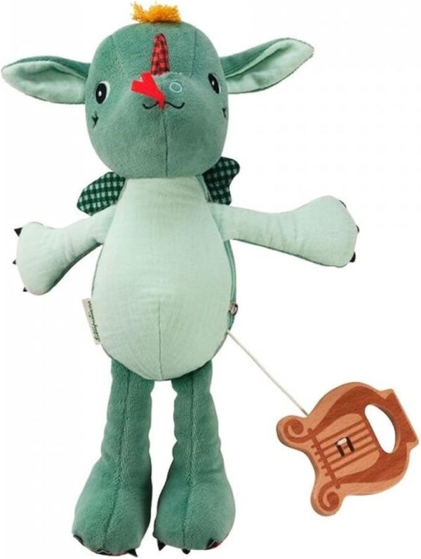 LILLIPUTIENS Joe the Dragon Musical Plush Toy for Baby | Birth Gift - Image 3