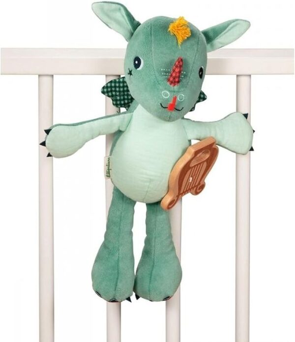 LILLIPUTIENS Joe the Dragon Musical Plush Toy for Baby | Birth Gift - Image 4
