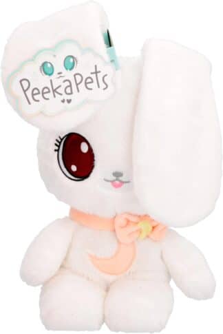 PEEKAPETS White Bunny plush toy