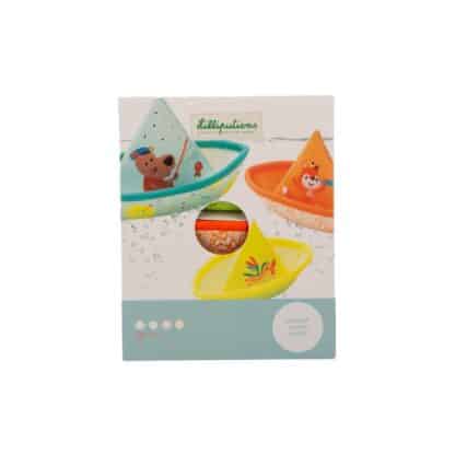 LILLIPUTIENS 3 Floating Bath Boats | Interactive Baby Toy - Image 2
