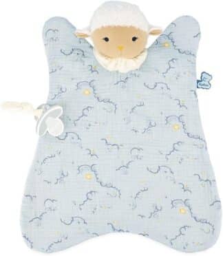 Kaloo Doux Sommeil Maxi Sheep Comforter | 40cm Baby Blanket Blue