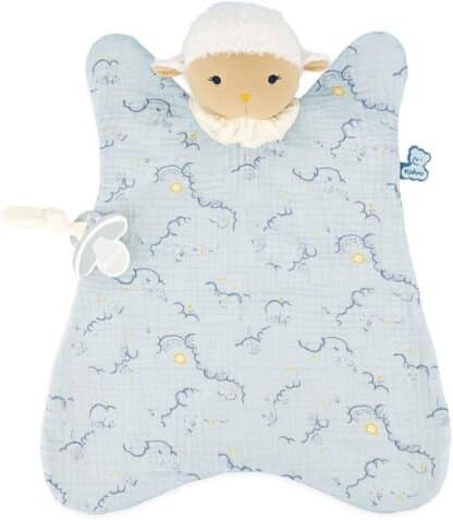 Kaloo Doux Sommeil Maxi Sheep Comforter | 40cm Baby Blanket Blue