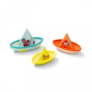LILLIPUTIENS 3 Floating Bath Boats | Interactive Baby Toy (6m+)