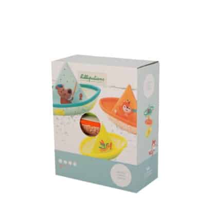 LILLIPUTIENS 3 Floating Bath Boats | Interactive Baby Toy - Image 3