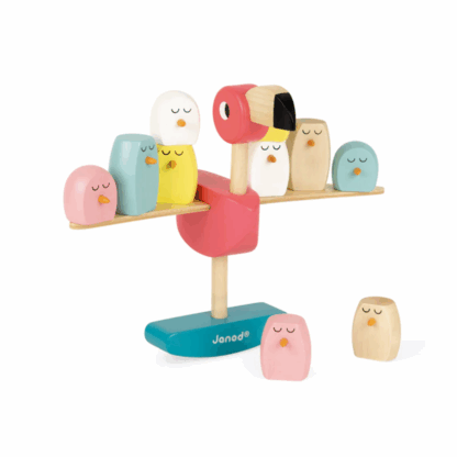 Janod Zigolos Flamingo Balancing Game | Wooden Toy Ages 3+ - Image 6