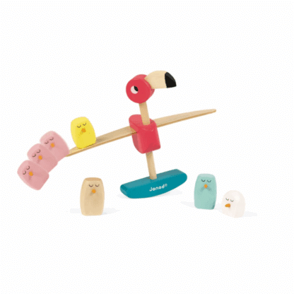 Janod Zigolos Flamingo Balancing Game | Wooden Toy Ages 3+ - Image 5
