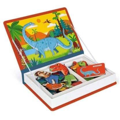 Janod Magnetibook Dinosaurs | Magnetic Travel Game Toy - Image 3