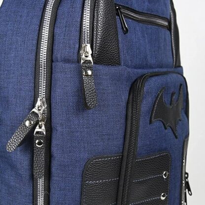 Batman Casual Backpack - Blue Superhero Travel Bag - Image 6