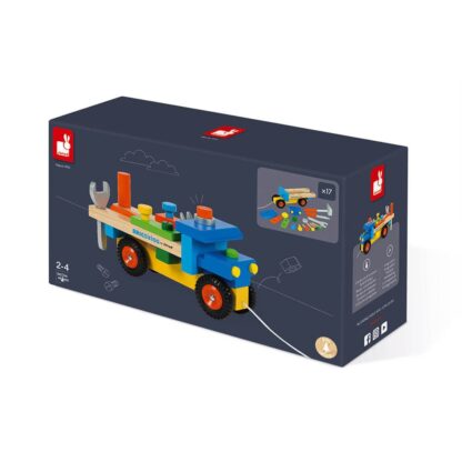 Janod Brico'Kids Diy Truck | 2-in-1 Pull-Along Toy - Image 4