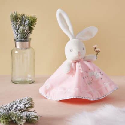 Kaloo Perle Round Comforter Rabbit Pink - 20cm | Baby Soft Toy - Image 4