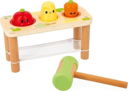 Janod Whack-A-Farm Vegetable Game | Wooden Toy (12m+) - Image 4