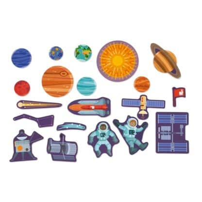 Janod Solar System Magnetic Card | Wooden Educational Game (7+) - Image 5
