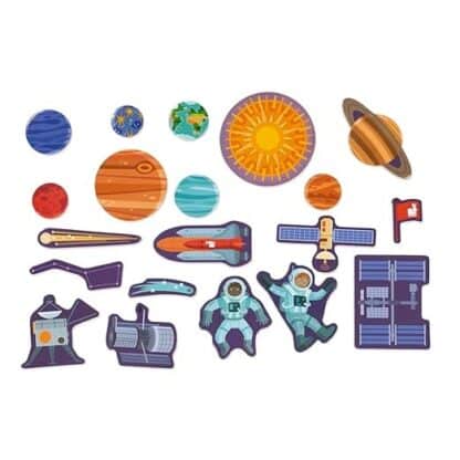Janod Solar System Magnetic Card | Wooden Educational Game (7+) - Image 3