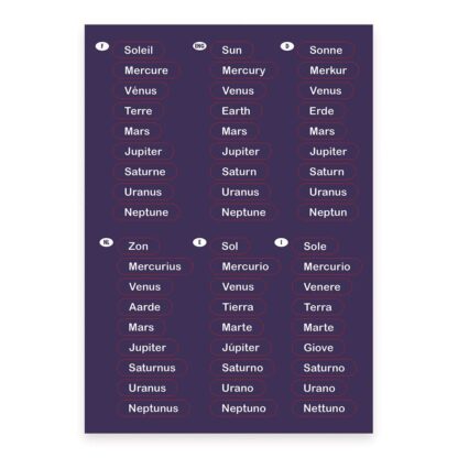 Janod Solar System Magnetic Card | Wooden Educational Game (7+) - Image 6