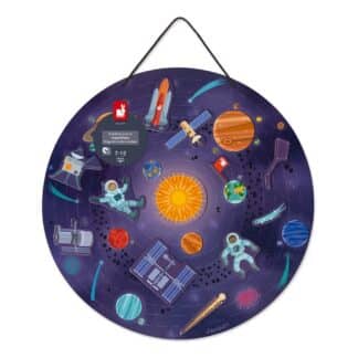 Janod Solar System Magnetic Card | Wooden Educational Game (7+)