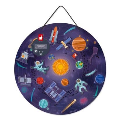 Janod Solar System Magnetic Card | Wooden Educational Game (7+)