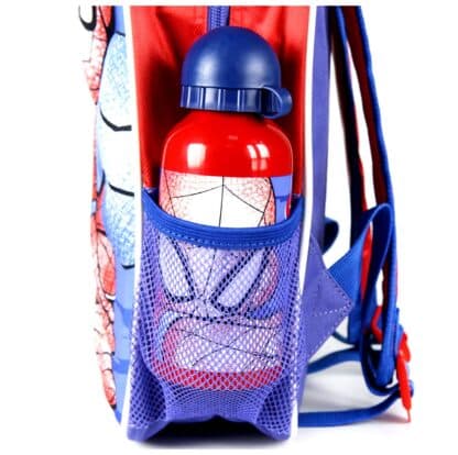 Spider-Man 3D Backpack with Bottle | Official Marvel School Bag - Image 2