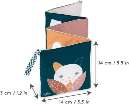Kaloo Stimuli My Evolving Fabric Book | Newborn Activity Toy - Image 2