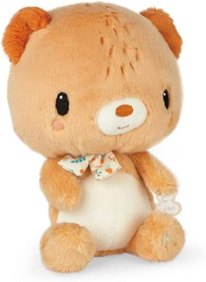 Kaloo Choo Choo the Bear Mini Soft Toy | Rattle Baby Plush - Image 6