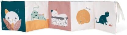 Kaloo Stimuli My Evolving Fabric Book | Newborn Activity Toy