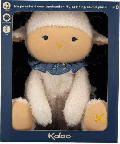 Kaloo Doux Sommeil White Sheep Musical Plush | Baby Sleep Aid - Image 5