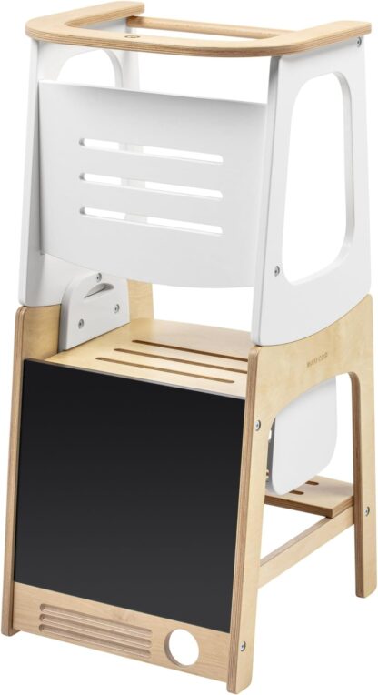 Janod Wooden Observation Tower | Adjustable Toddler Helper (18m+) - Image 7