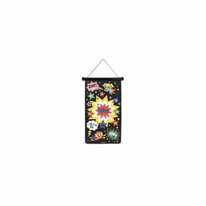 Superhero Magnetic Dart Game | Double-Sided Fabric Toy (4+) - Image 2