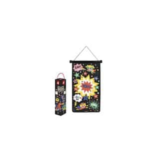 Superhero Magnetic Dart Game | Double-Sided Fabric Toy (4+)