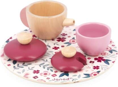 Janod Twist Tea Set | Wooden & Felt Children's Pretend Play Toy - Image 4