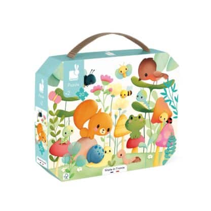 Janod Garden Friends Puzzle - 20-Piece FSC | Kids Ages 2+ - Image 2