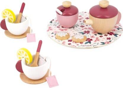 Janod Twist Tea Set | Wooden & Felt Children's Pretend Play Toy - Image 5
