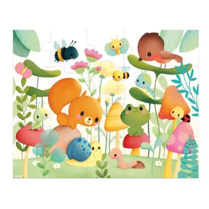 Janod Garden Friends Puzzle - 20-Piece FSC | Kids Ages 2+ - Image 3