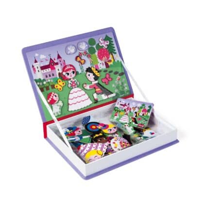Janod Magnetibook Princesses (Purple) | Magnetic Dress-Up Toy - Image 5