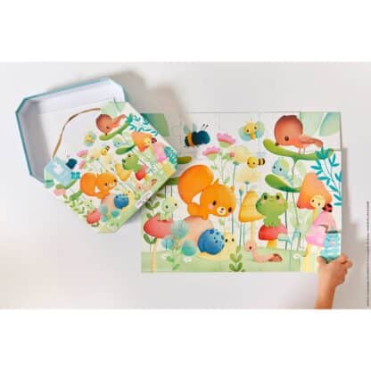 Janod Garden Friends Puzzle - 20-Piece FSC | Kids Ages 2+ - Image 5