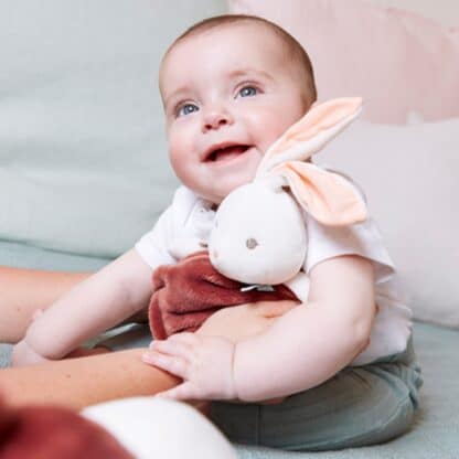 Kaloo Plume Bubble Of Love Rabbit Cinnamon 23cm | Soft Baby Plush - Image 3