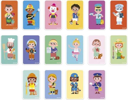 Janod Magnetibook Mix & Match Jobs | Travel Game Toy - Image 4
