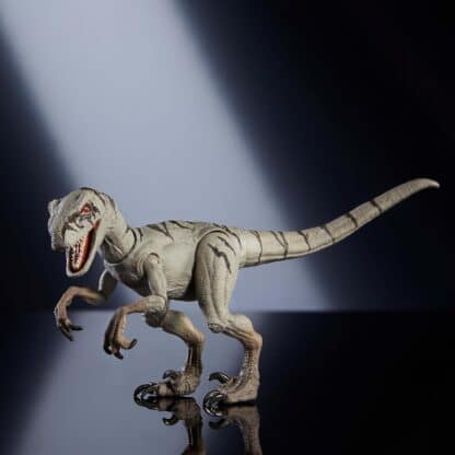 Mattel Jurassic World Hammond Collection Atrociraptor Ghost Action Figure | Premium Dinosaur Toy with Glass Eyes & 14 Points of Articulation - Image 2
