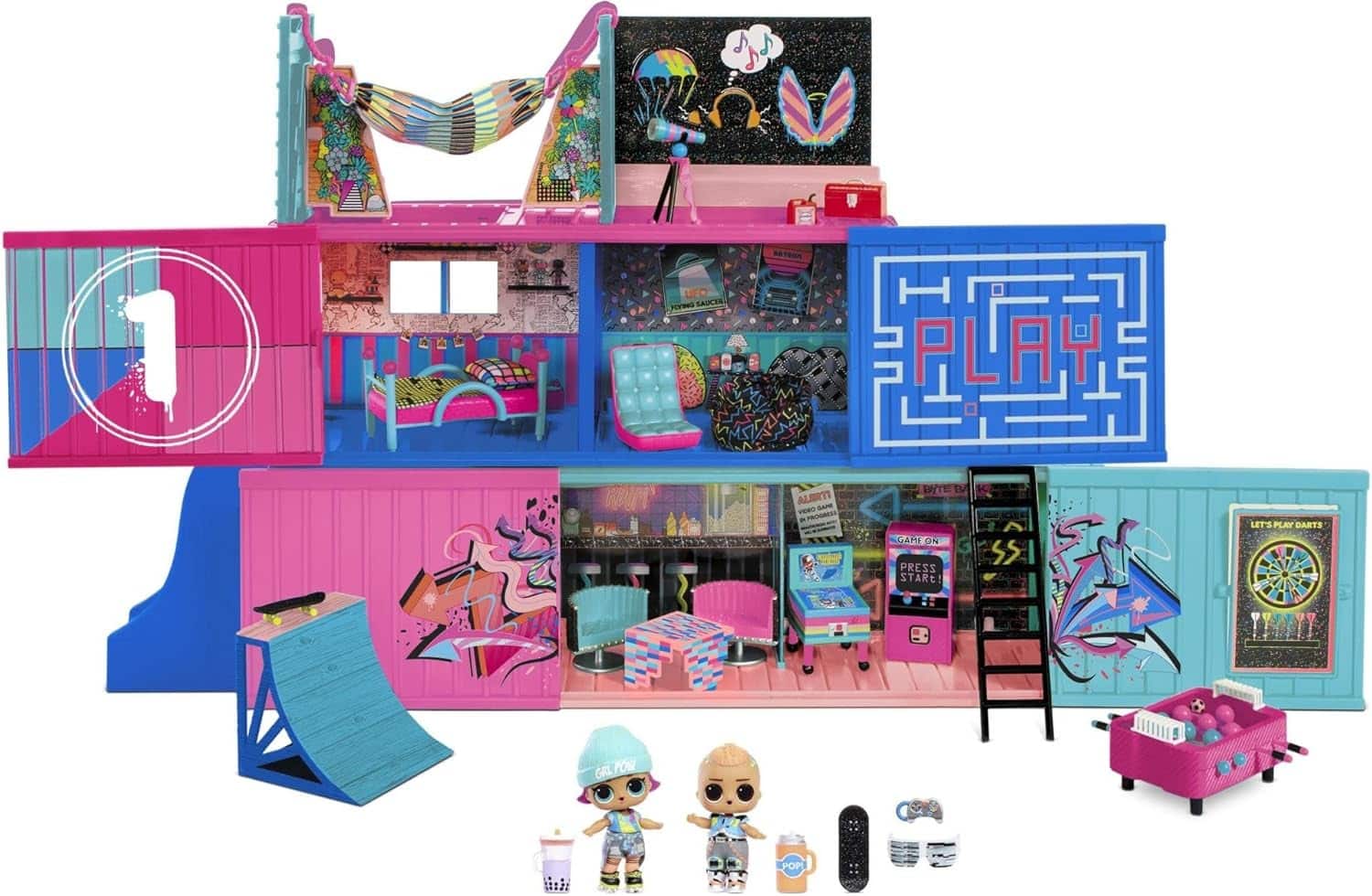 L.O.L. Surprise! Fashion Show House Playset | Unbox 40+ Surprises, 2 Exclusive Dolls, Furniture & Accessories | Collectable Toy for Kids 4+ - Image 7