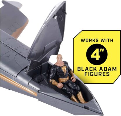 DC Comics, Hawk Cruiser Patrol, Includes Black Adam and Hawkman Action Figures - Image 4
