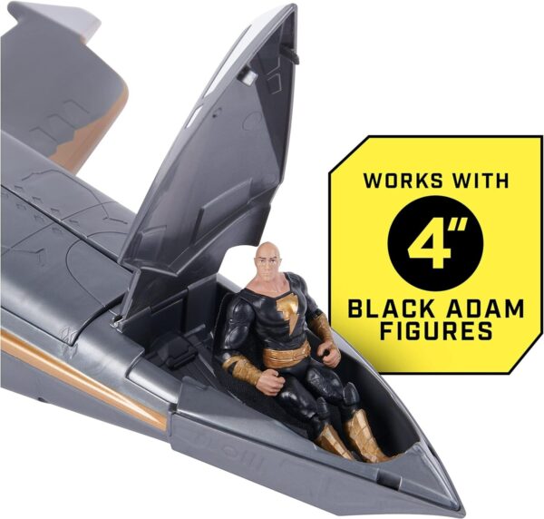 DC Comics, Hawk Cruiser Patrol, Includes Black Adam and Hawkman Action Figures - Image 4