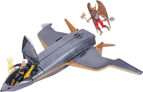 DC Comics, Hawk Cruiser Patrol, Includes Black Adam and Hawkman Action Figures - Image 5