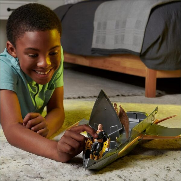 DC Comics, Hawk Cruiser Patrol, Includes Black Adam and Hawkman Action Figures - Image 6