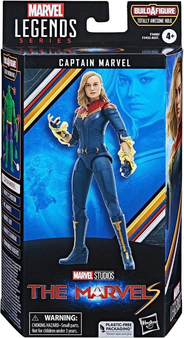 Hasbro Marvel Legends Series Captain Marvel, The Marvels 6-Inch Action Figures - Image 3