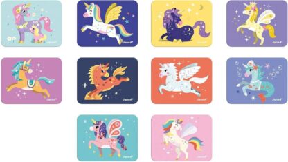 Janod Magneti'Book Unicorn 44 Magnet Educational Game 10 Model Cards Age 3-8 New - Image 7