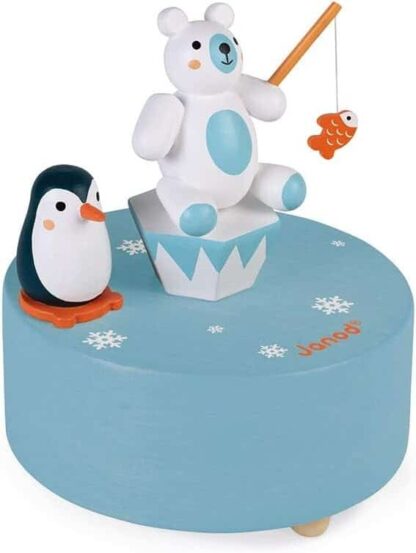 Janod - Polar Icecap Music Box - Children's Room Decoration - Image 3