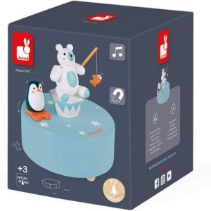 Janod - Polar Icecap Music Box - Children's Room Decoration