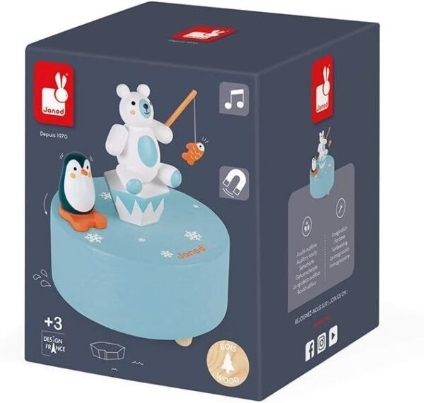 Janod - Polar Icecap Music Box - Children's Room Decoration