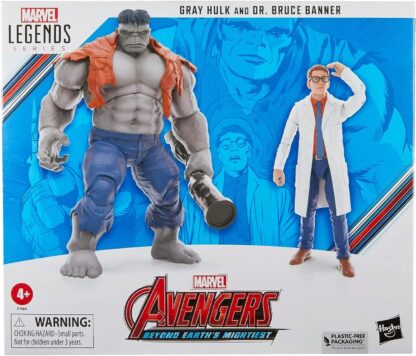 Marvel Hasbro Legends Series Gray Hulk and Dr. Bruce Banner, Avengers - Image 3