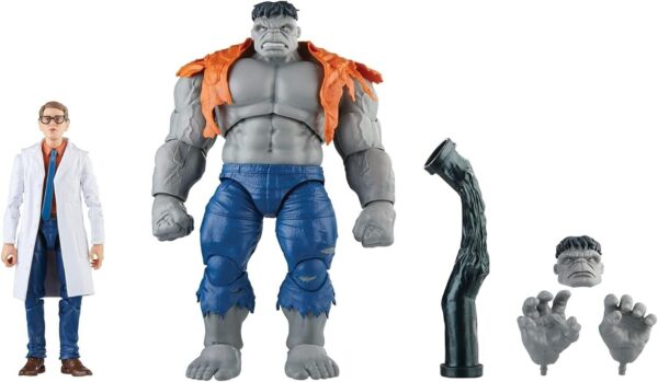 Marvel Hasbro Legends Series Gray Hulk and Dr. Bruce Banner, Avengers