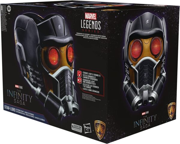 Marvel Legends Series Star-Lord Premium Electronic Roleplay Helmet - Image 3